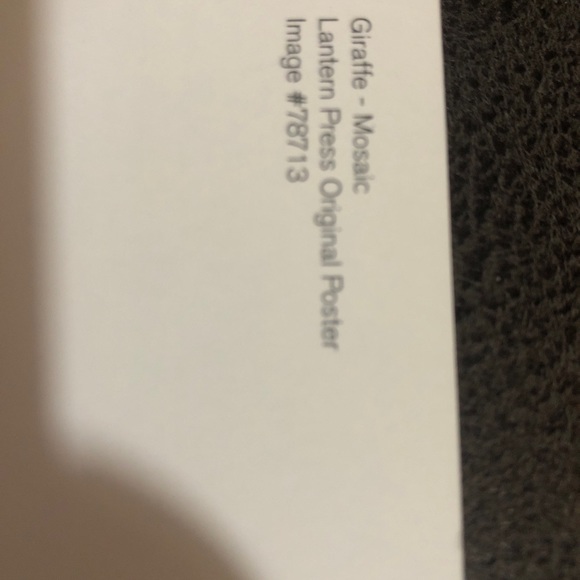 Lantern Press, Mosaic, Giraffe, Postcard - Picture 3 of 3